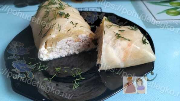 диетические голубцы с курицей без риса